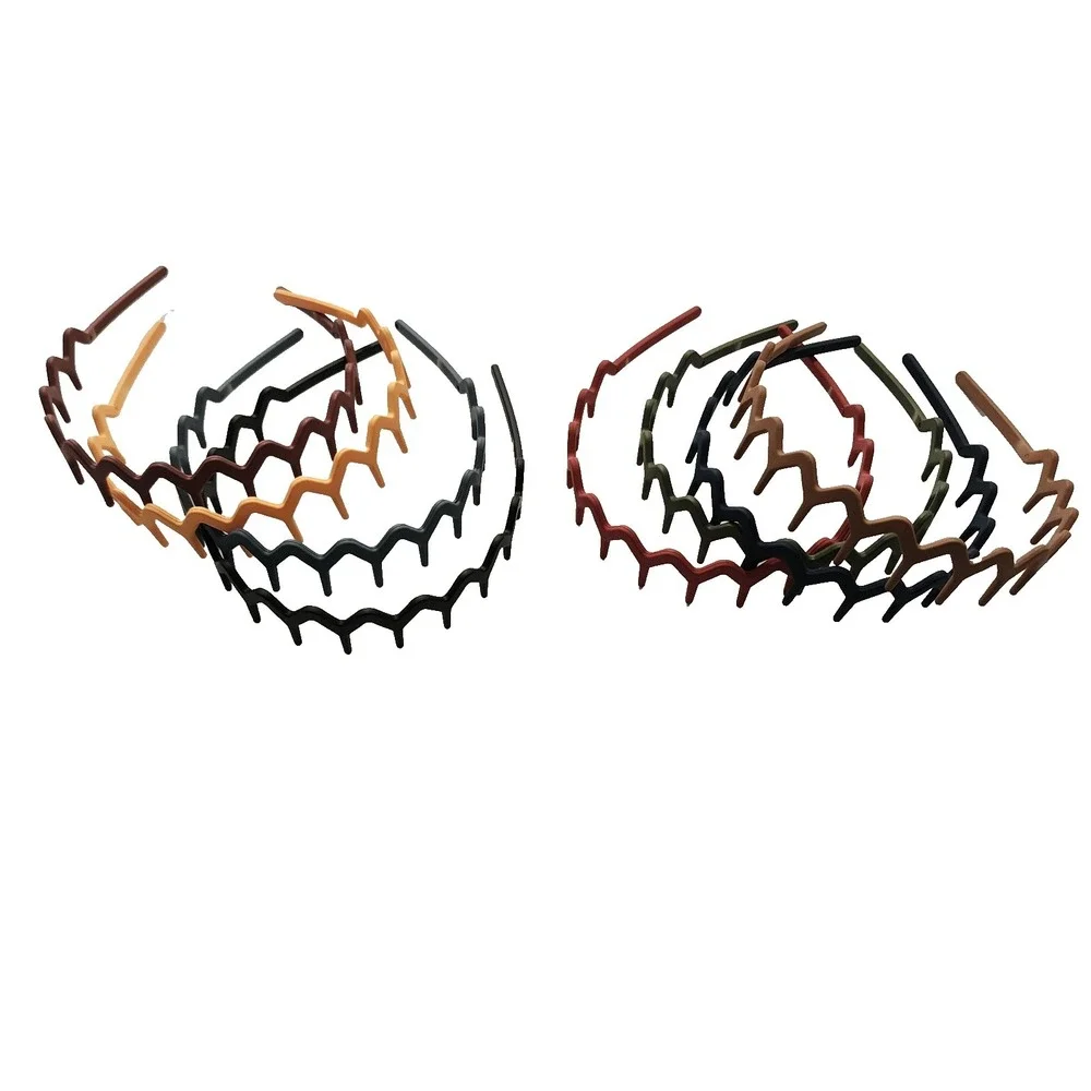 LAPOHI Non Slip Fashion Effortless Plastic Headbands Hair Accessories Bands 8Pcs